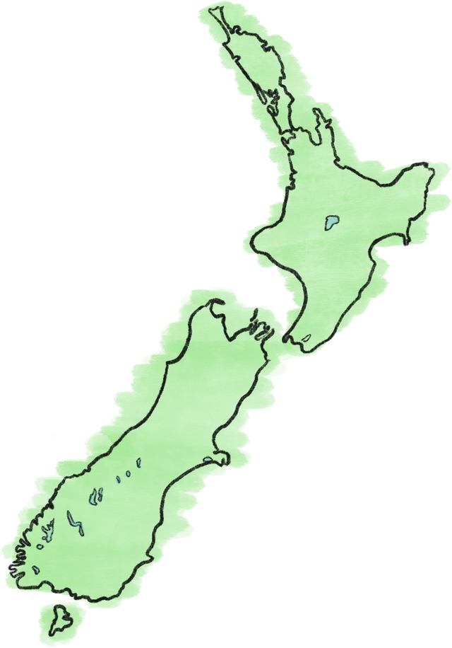 Graphic of Aotearoa New Zealand